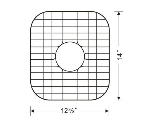 Stainless Steel Kitchen Sink Grid with Protective Vinyl Feet