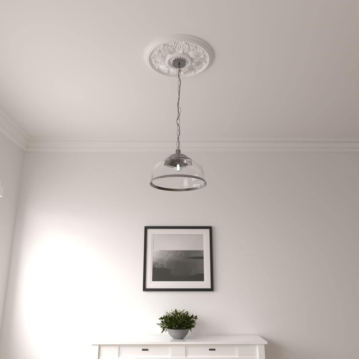 Ekena Millwork Edinburgh 18'' H x 18'' W D Urethane Ceiling Medallion