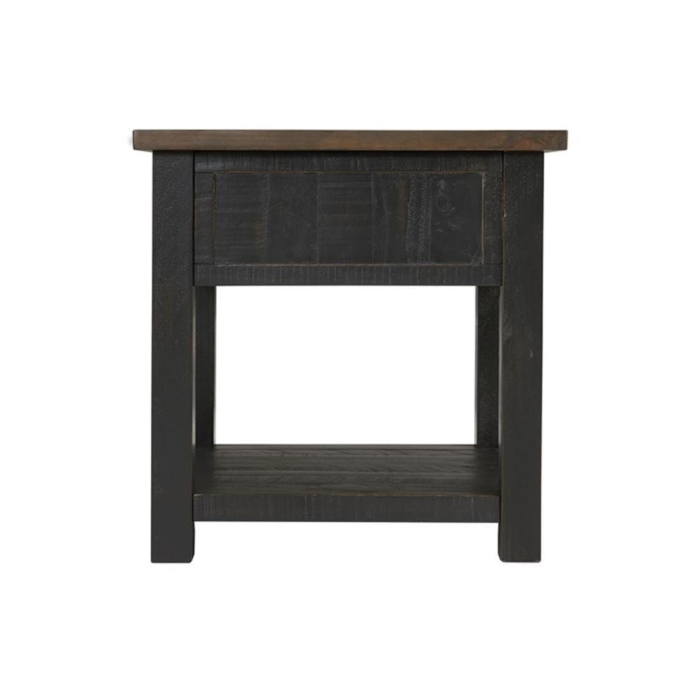 Martin Svensson Home Monterey Solid Wood End Table, Reclaimed Natural