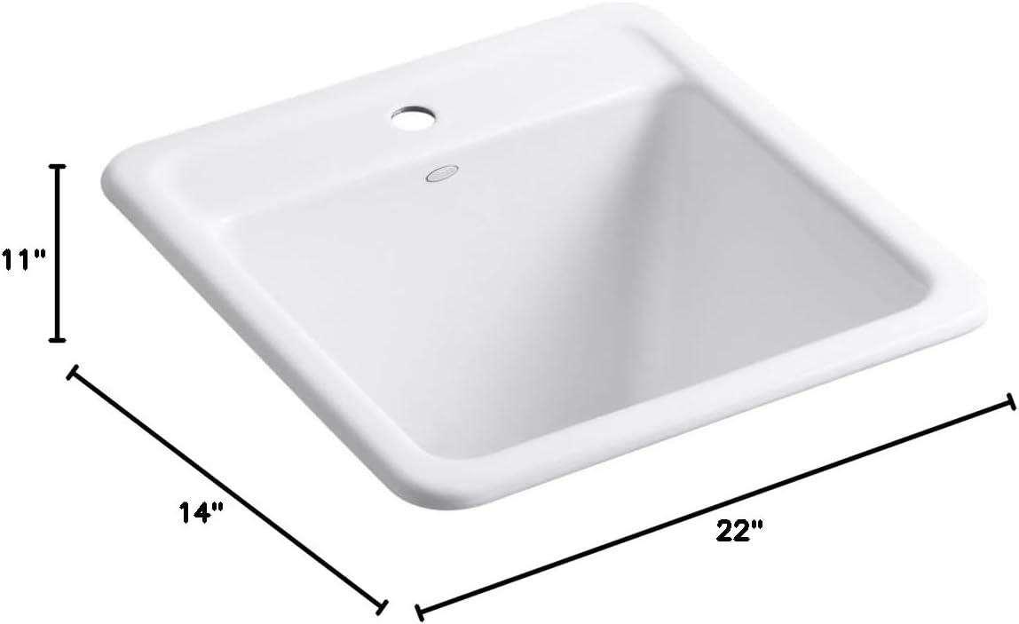 Park Falls 22" L x 21" W Service Sink