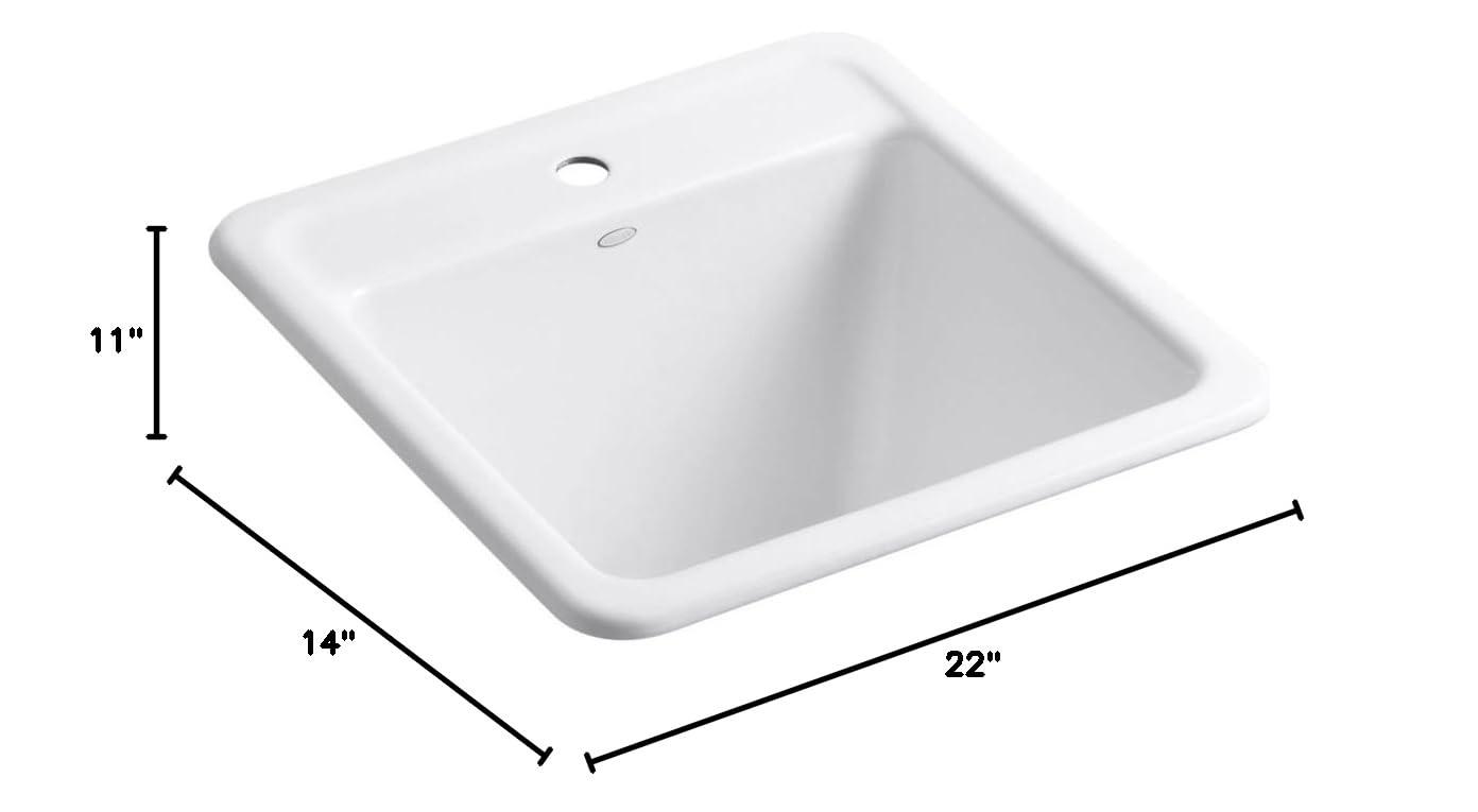 Park Falls 22" L x 21" W Service Sink