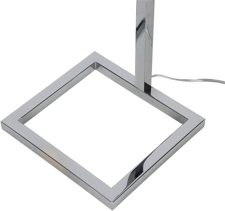 Evelyn&Zoe Modern Metal Floor Lamp with Square Shade