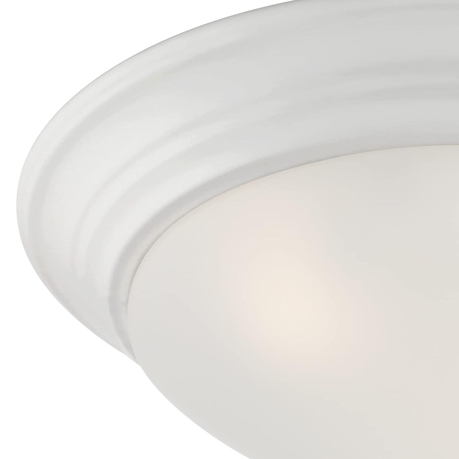 Designers Fountain Tap 2 Light Matte White Flush Mount Ceiling Light, 1360M-MW