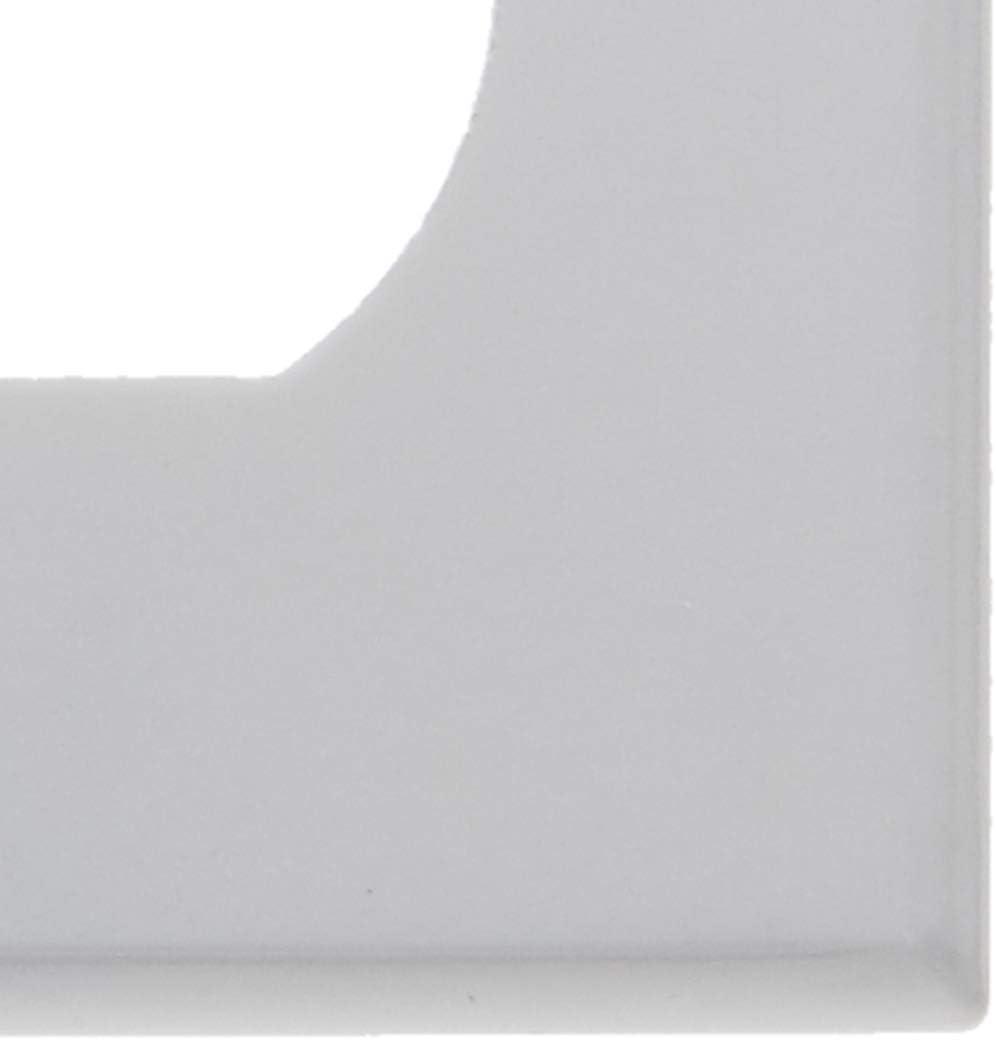 Leviton 88003 1-Gang Duplex Device Receptacle Wallplate, White