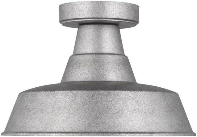 Fisher Outdoor Flush Mount - White / 12"Dia