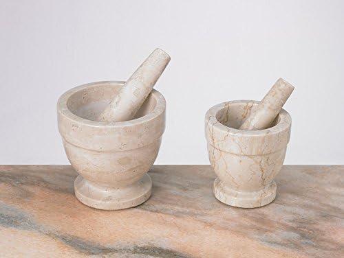 Creative Home Marble Mortar And Pestle Set