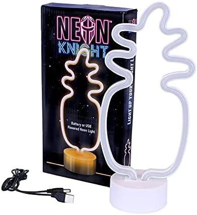 LED Neon Light Sign Room Decoration USB or Battery Powered Dorm Decor Pineapple NS1906033