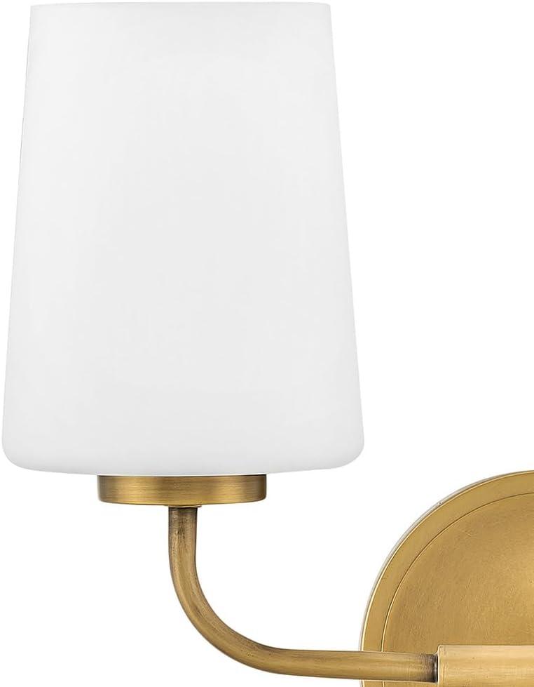 Fitz 2 Light Frosted Dimmable Vanity Light