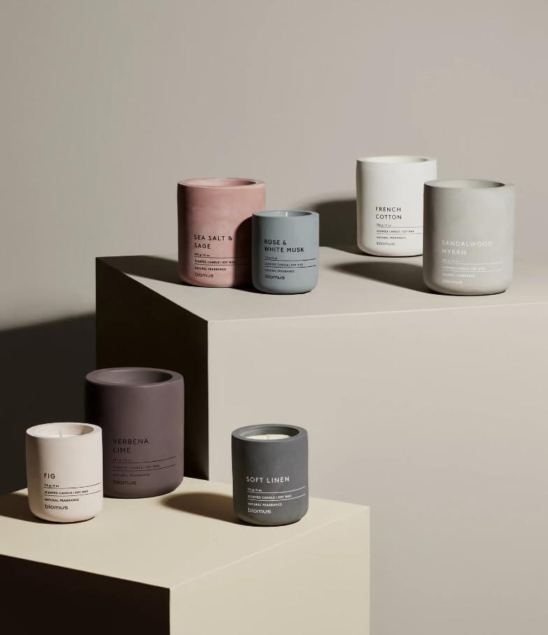 FRAGA Rose & White Musk Scented Jar Candle