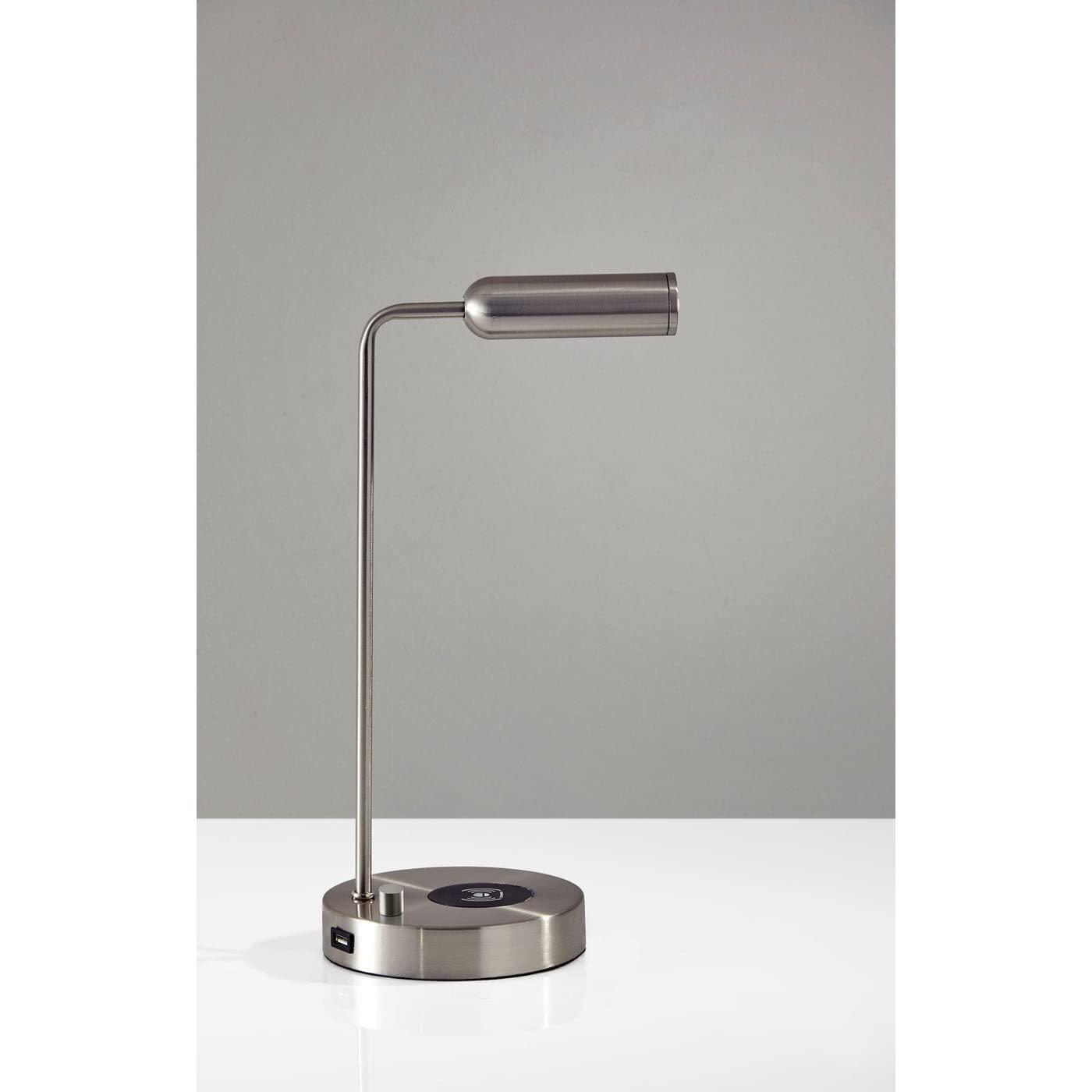 Avon 17" Desk Lamp With USB And Wireless Charging