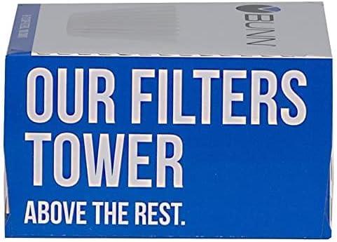 White Paper Coffee Filters for 8-12 Cup Brewers