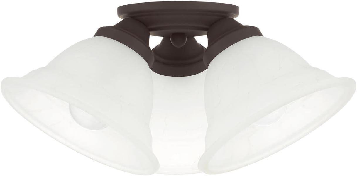 Livex Lighting Wynnewood 3 - Light Flush Mount in  Bronze