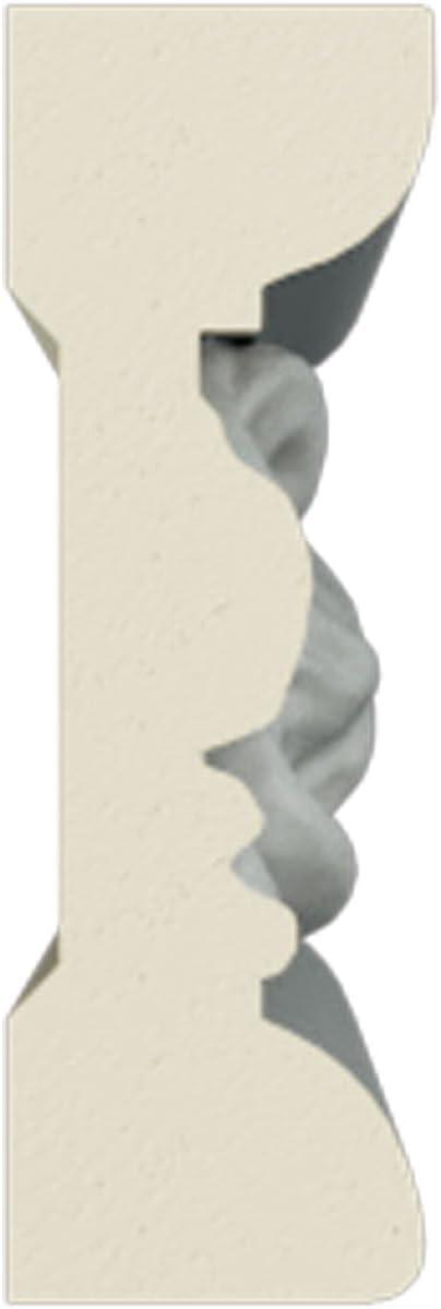 Ekena Millwork 2 1/4"H x 3/4"P x 94 1/2"L, (1 7/8" Repeat), Kinsley Chair Rail (Set of 2)