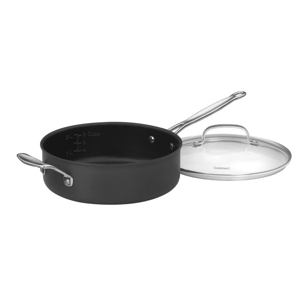 Cuisinart Chef's Classic Non Stick Hard Anodized Saute Pan with Lid