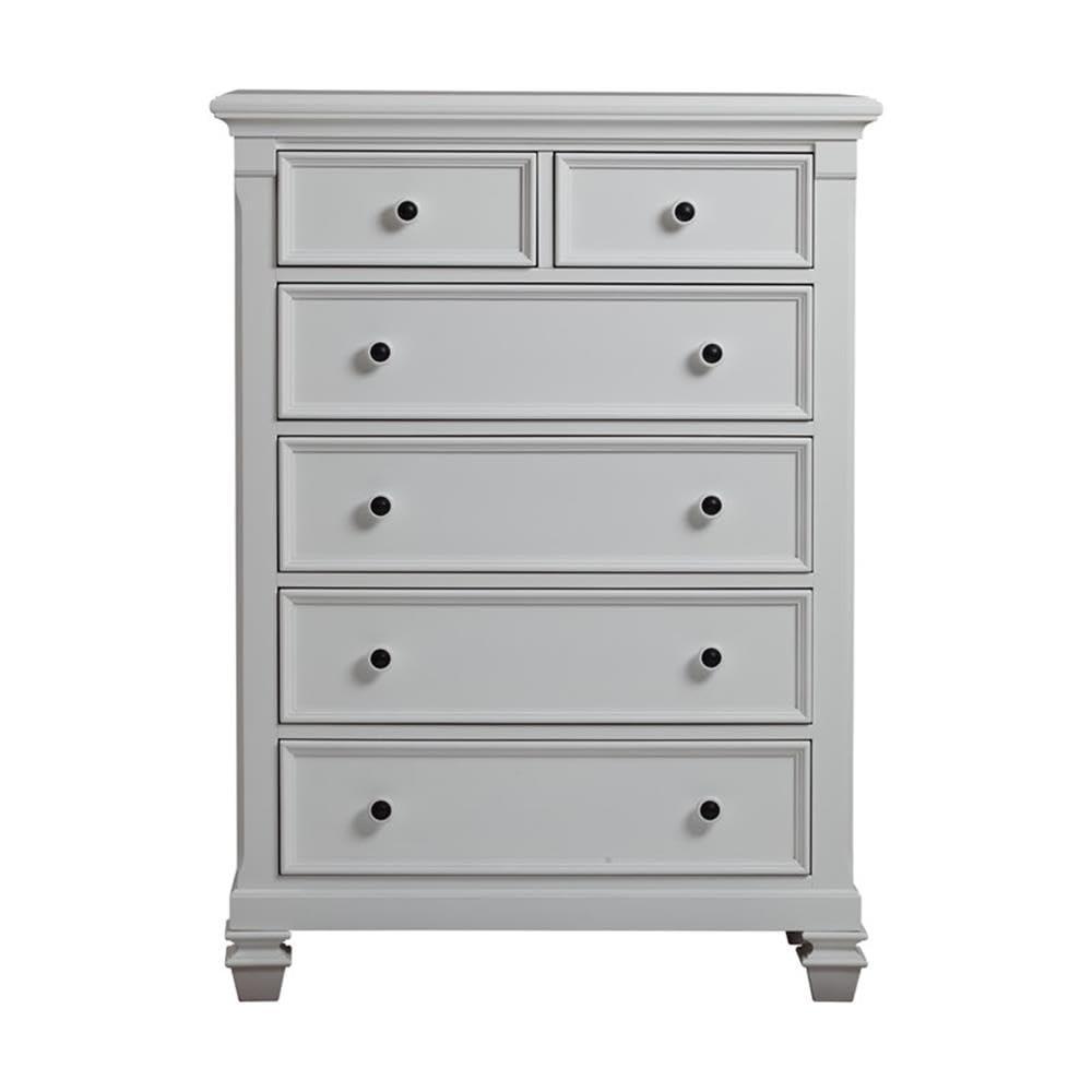 Glendale Pure White Double Nursery Chest with Soft Close Drawers