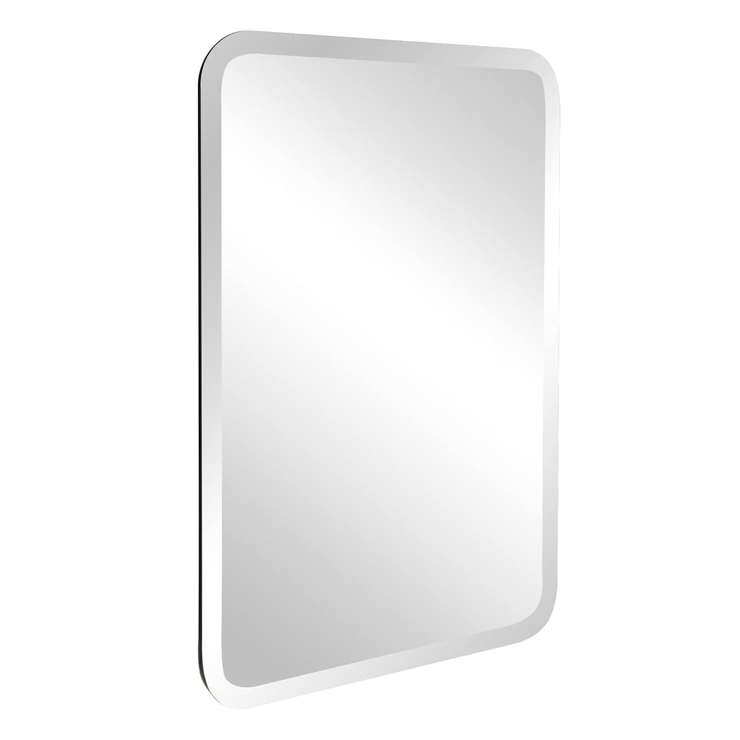 Howard Elliott 30"x22" Rectangular Frameless Beveled Wall Mirror