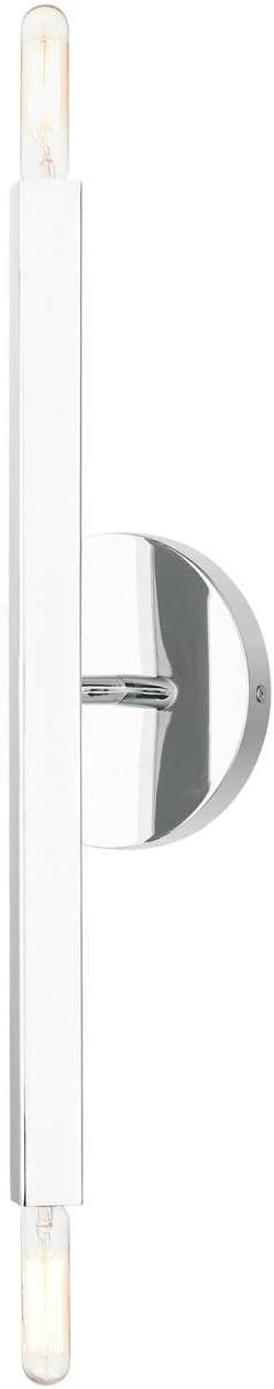 Livex Lighting Moco 2 - Light Wall Light in  Polished Chrome