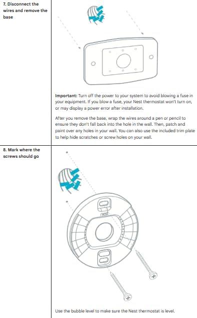 INKEDZ Google Nest Thermostat - Smart Thermostat for Home - Programmable Wifi Thermostat - Charcoal