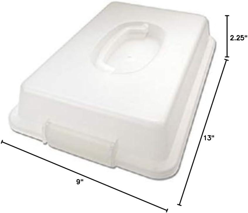 USA Pan Bakeware Nonstick Rectangular Pan with Lid, 9x13-Inches