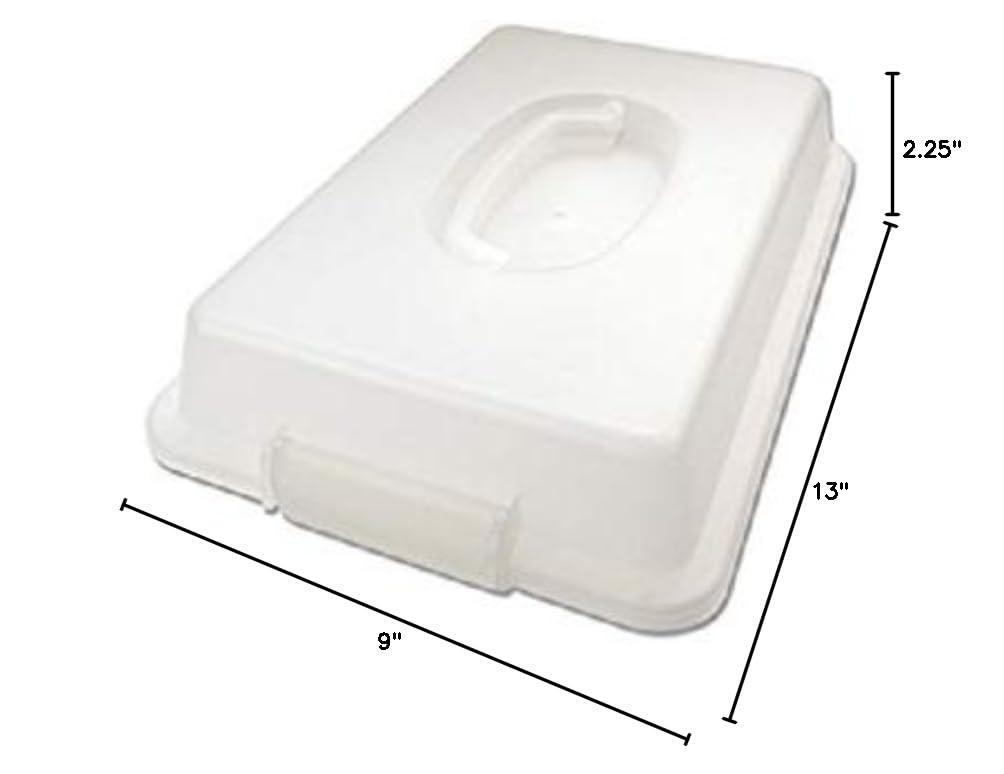 USA Pan Bakeware Nonstick Rectangular Pan with Lid, 9x13-Inches