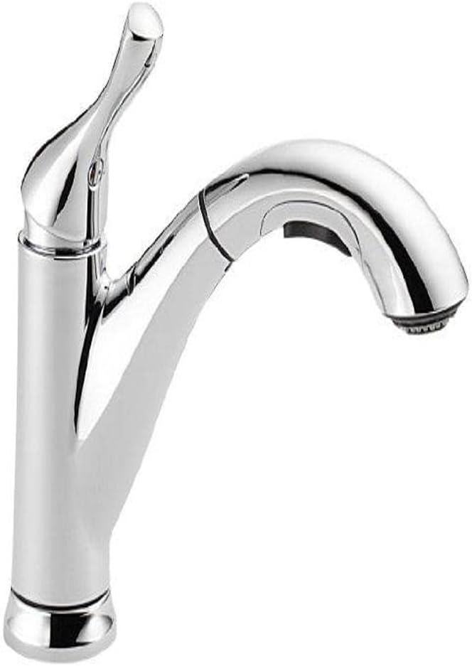 Delta Chrome Single-Handle Pull-Out Kitchen Faucet