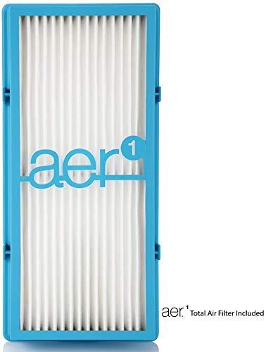 Xayoca Desktop HEPA-Type , 3 Speeds plus Optional Ionizer small Air Purifier, HAP242B-U, Black