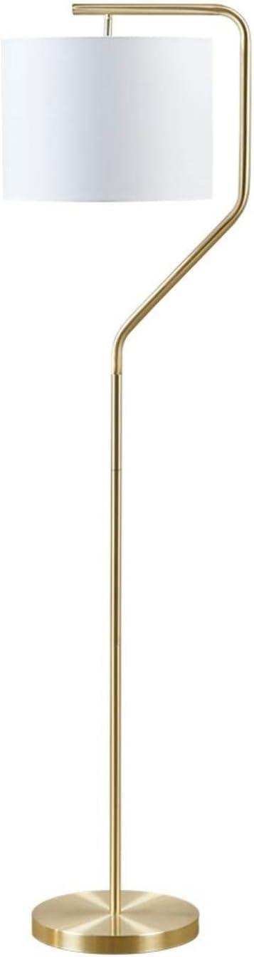 Hampton Hill 15.75"x13.5" Aster Angular Arched Metal Warm Soft (Includes LED Light Bulb) Floor Lamp