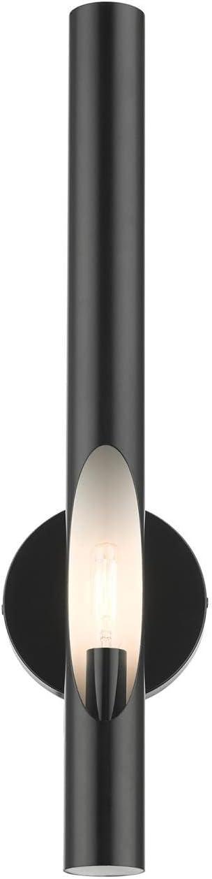 Livex Lighting Acra 1 - Light Wall Light in  Shiny Black
