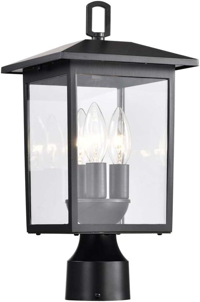 Nuvo Lighting Jamesport 3 - Light Lantern in  Matte Black