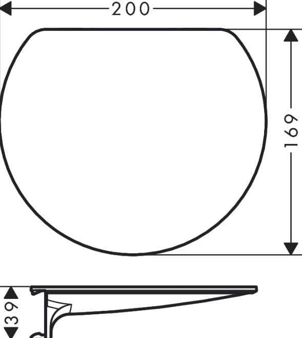 Wallstoris hansgrohe Shelf