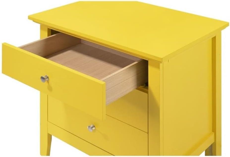 Hammond 3 - Drawer Nightstand Bed Side Table Wood Nightstand Small Bedside Table And Dresser