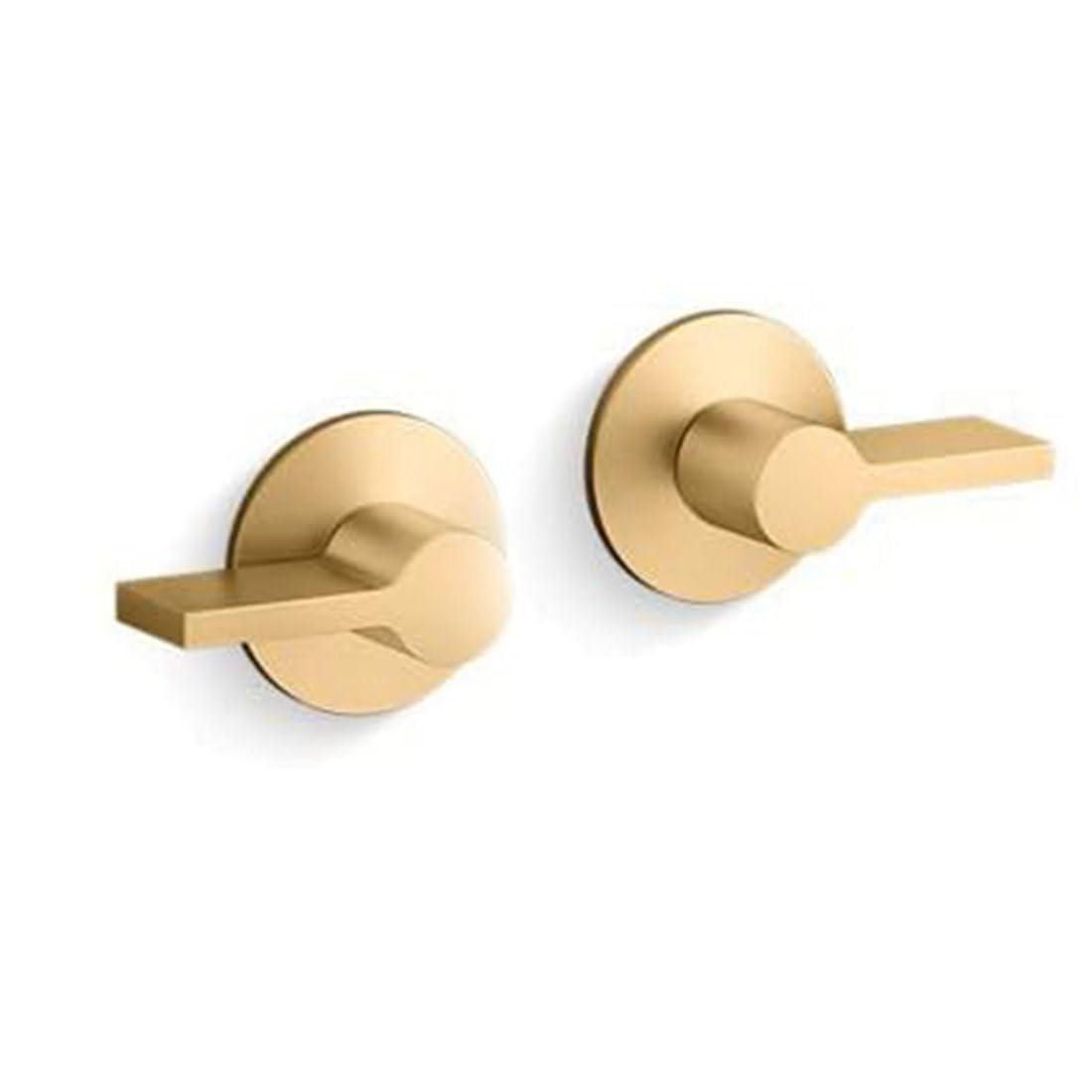 Components Wall-Mount Bathroom Sink Faucet Trim with Oyl Handles