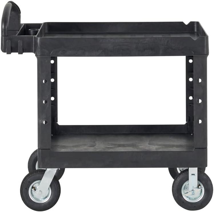 Rubbermaid Utility Cart HD 2 Shelf 16"X30" #647399