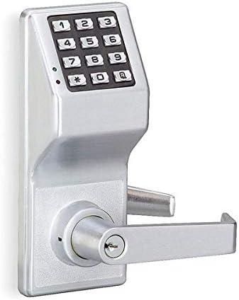 Trilogy Satin Chrome Keyless Entry Door Lever