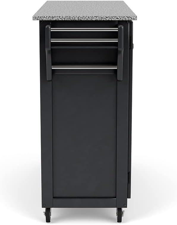 Homestyles Create-a-Cart Wood Rolling Kitchen Cart in Off White