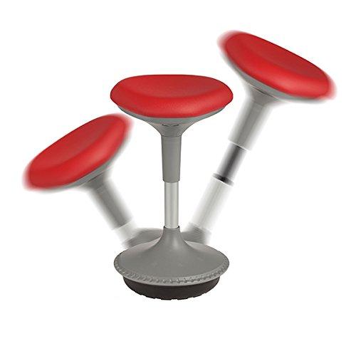 Learniture Adjustable Height Backless Foam-Padded Active Learning Stool