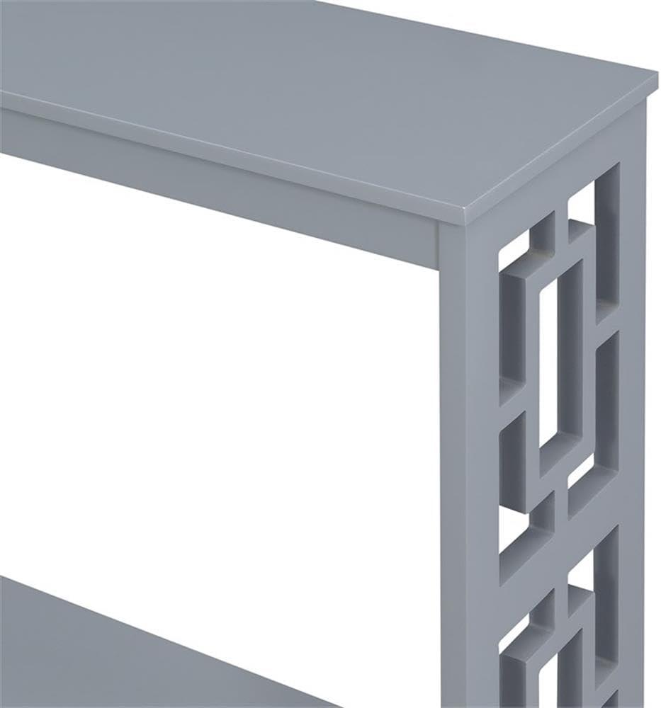 Convenience Concepts Town Square Console Table, Gray