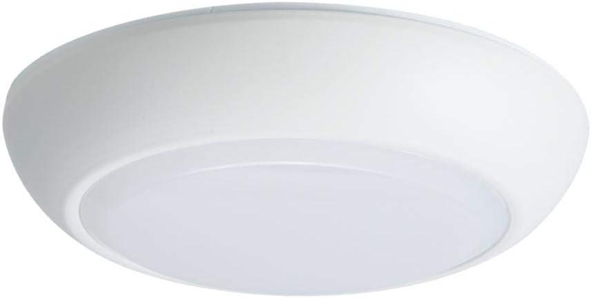 Halo Modern 7" White Aluminum LED Flush Mount Ceiling Light