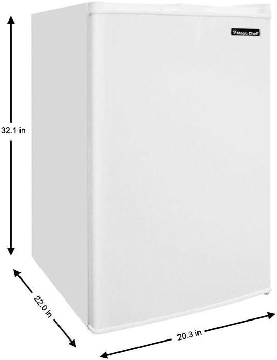 Magic Chef 3.0 Cu ft Upright Freezer, White (MCUF3W2)