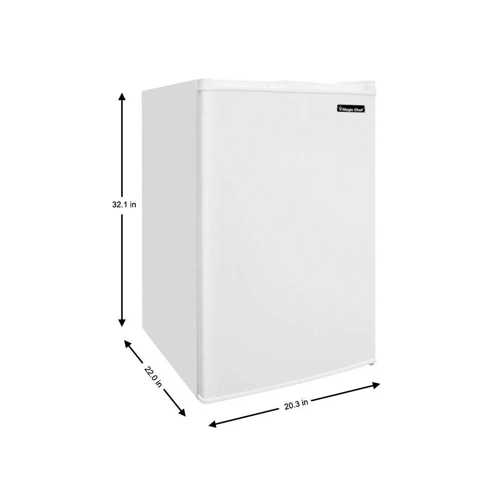 Magic Chef 3.0 Cu ft Upright Freezer, White (MCUF3W2)
