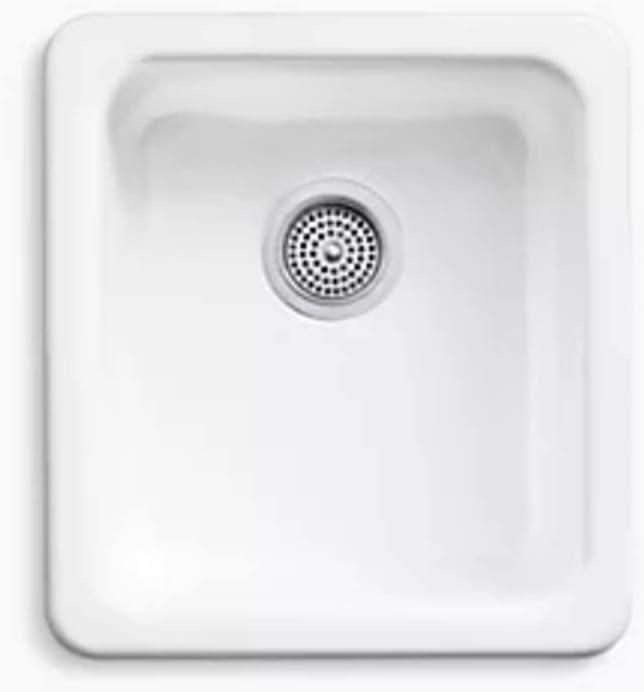 IronTones® 17" L x 18-3/4" W x 8-1/4" Top-Mount/Under-Mount Single-Bowl Kitchen Sink