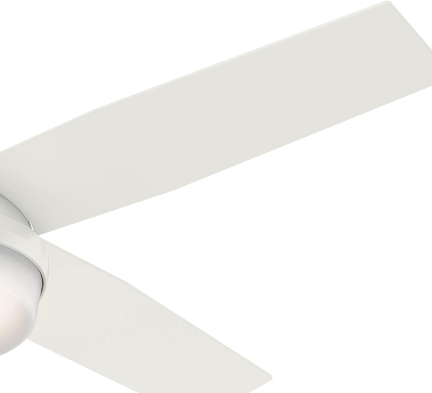 52" Dempsey Low Profile Ceiling Fan with Remote (Includes LED Light Bulb) - Hunter Fan