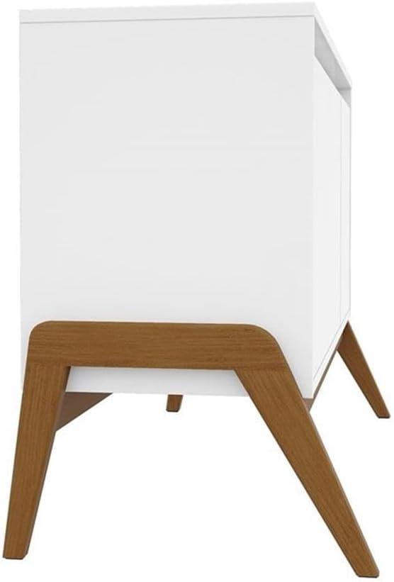 Manhattan Comfort Jernya 49" Sideboard with 4 Shelves in White