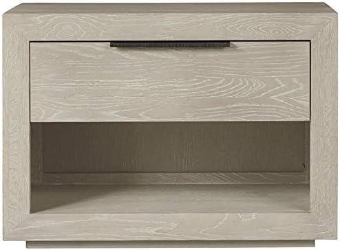 Universal Furniture Huston 1 Drawer Nightstand in Quartz