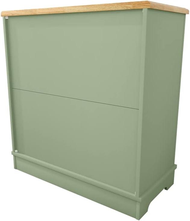 LIVILAND 30 in. Storage Sideboard Buffet Accent Cabinet - Green