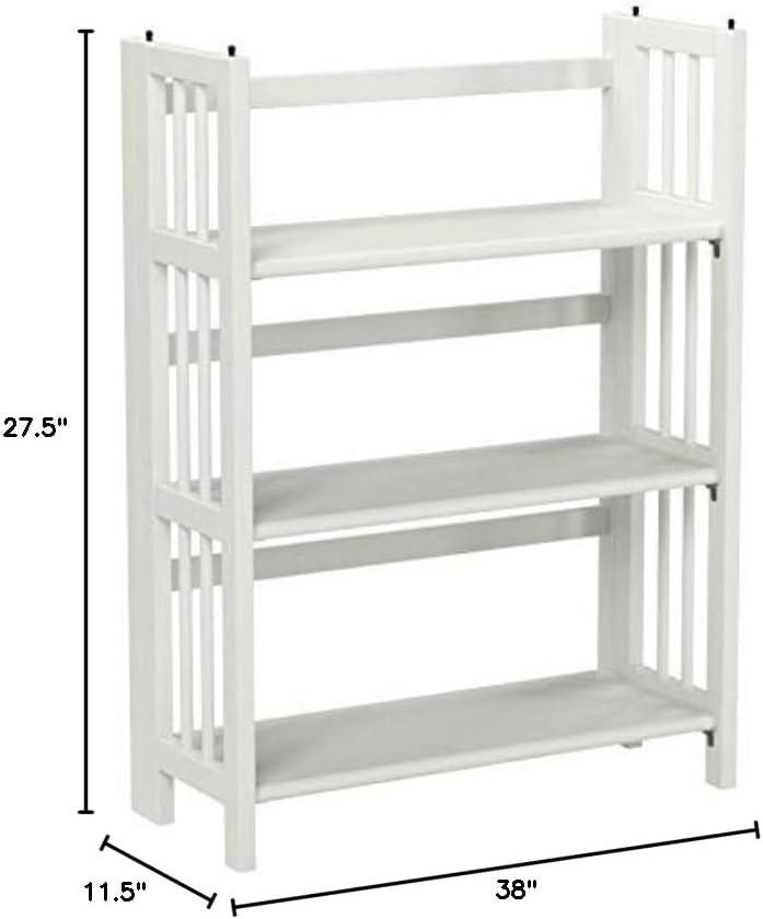 Yu Shan CO USA Ltd 330-21 3 Tier Folding Bookcase  White