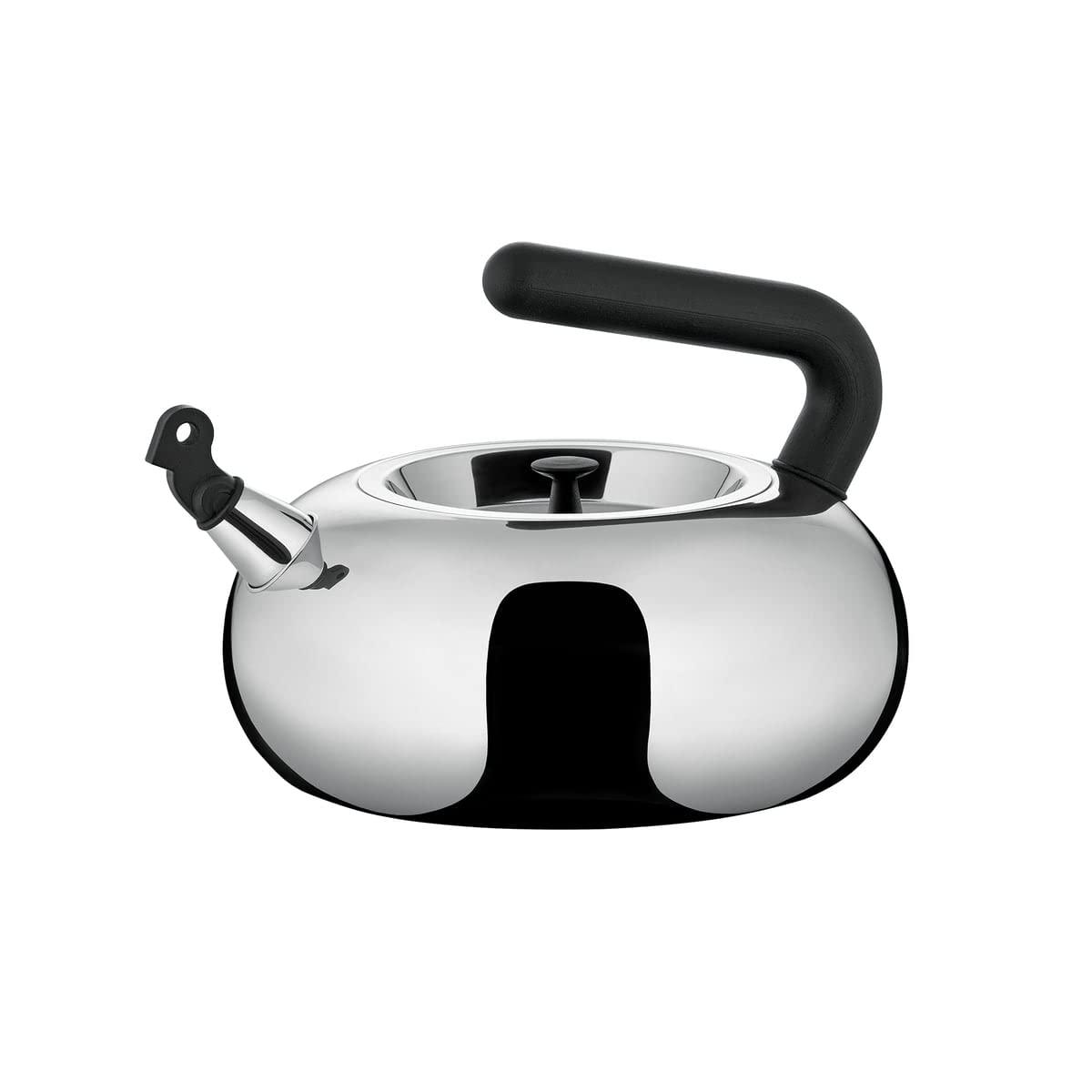 Alessi Alessi Bulbul 2.64 Quarts Stainless Steel (18/10) Whistling Stovetop Tea Kettle