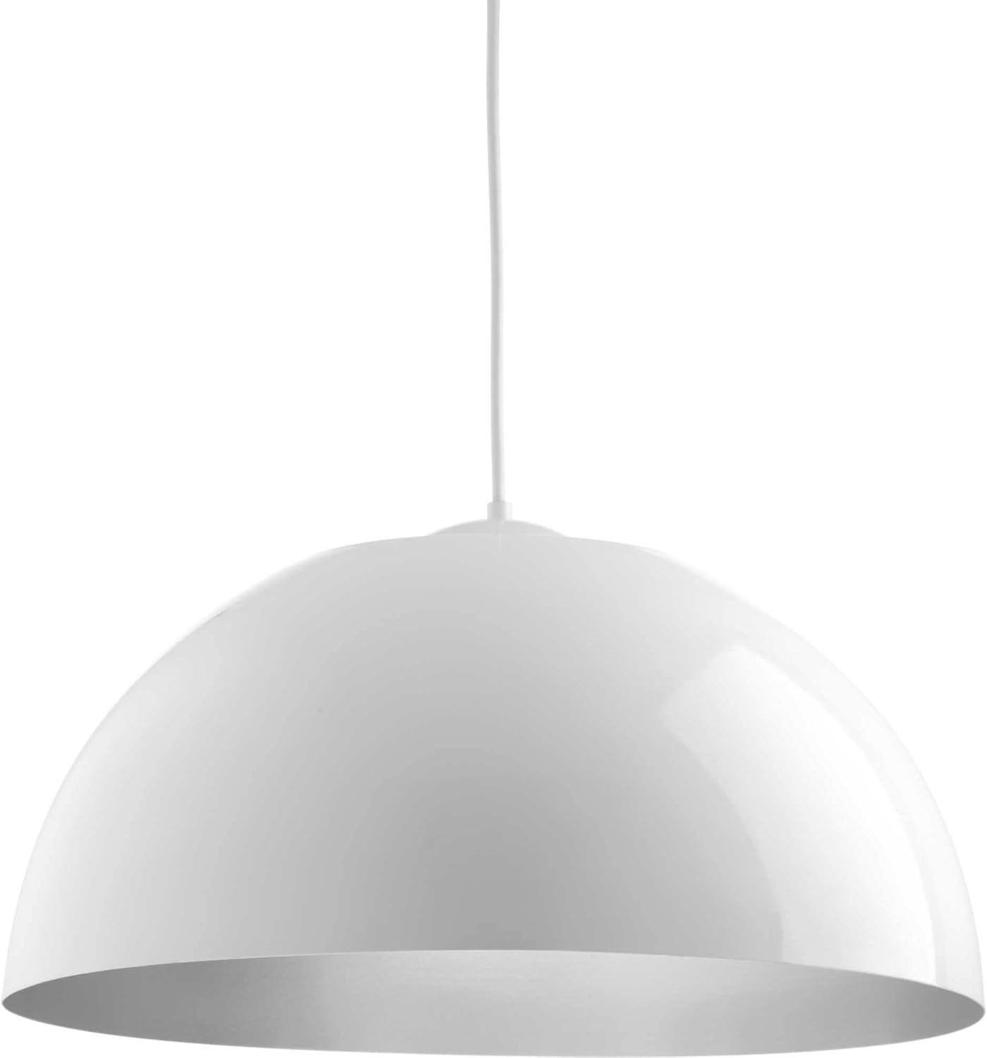 Progress Lighting Dome Collection 1-Light LED Pendant, Antique Bronze, Steel, 22" Width, 11.75" Height, 3000K, 1086 Lumens