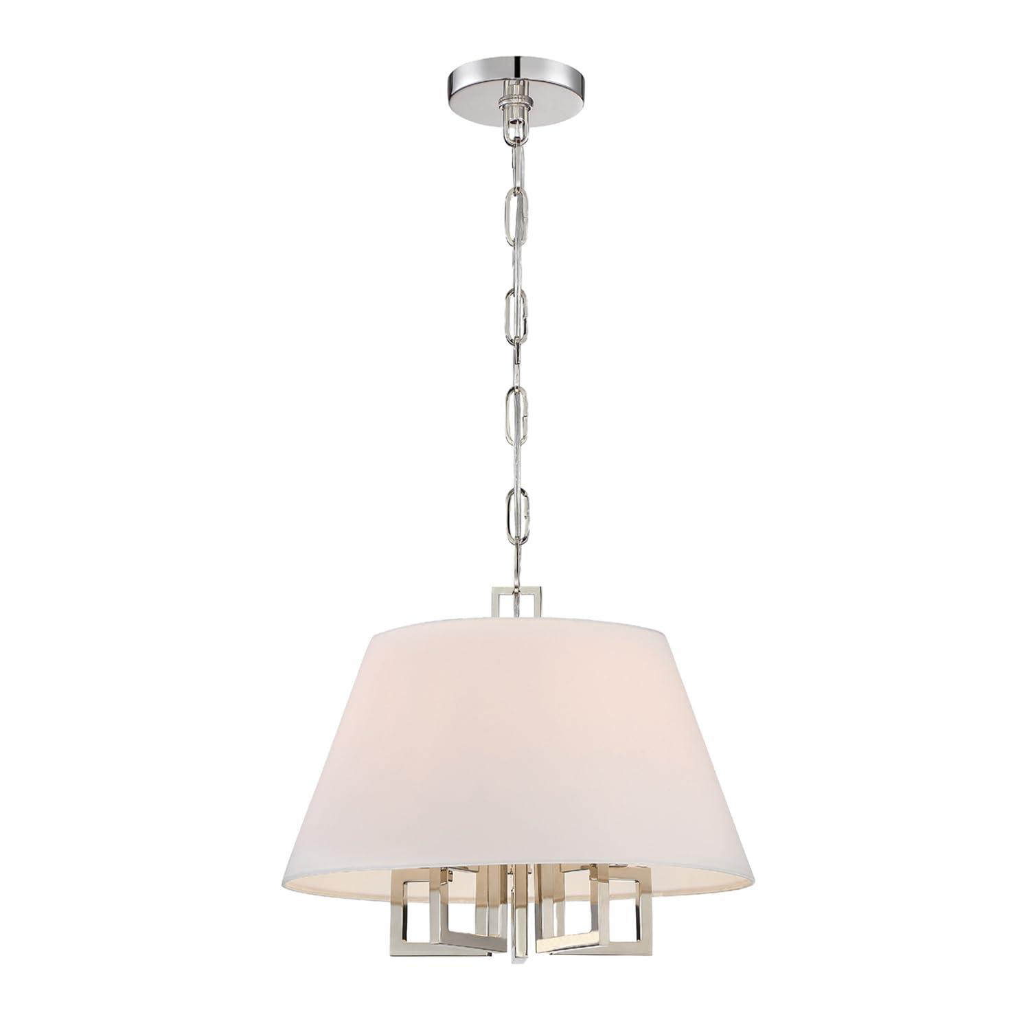 Crystorama Lighting Westwood 5 - Light Chandelier in  Polished Nickel