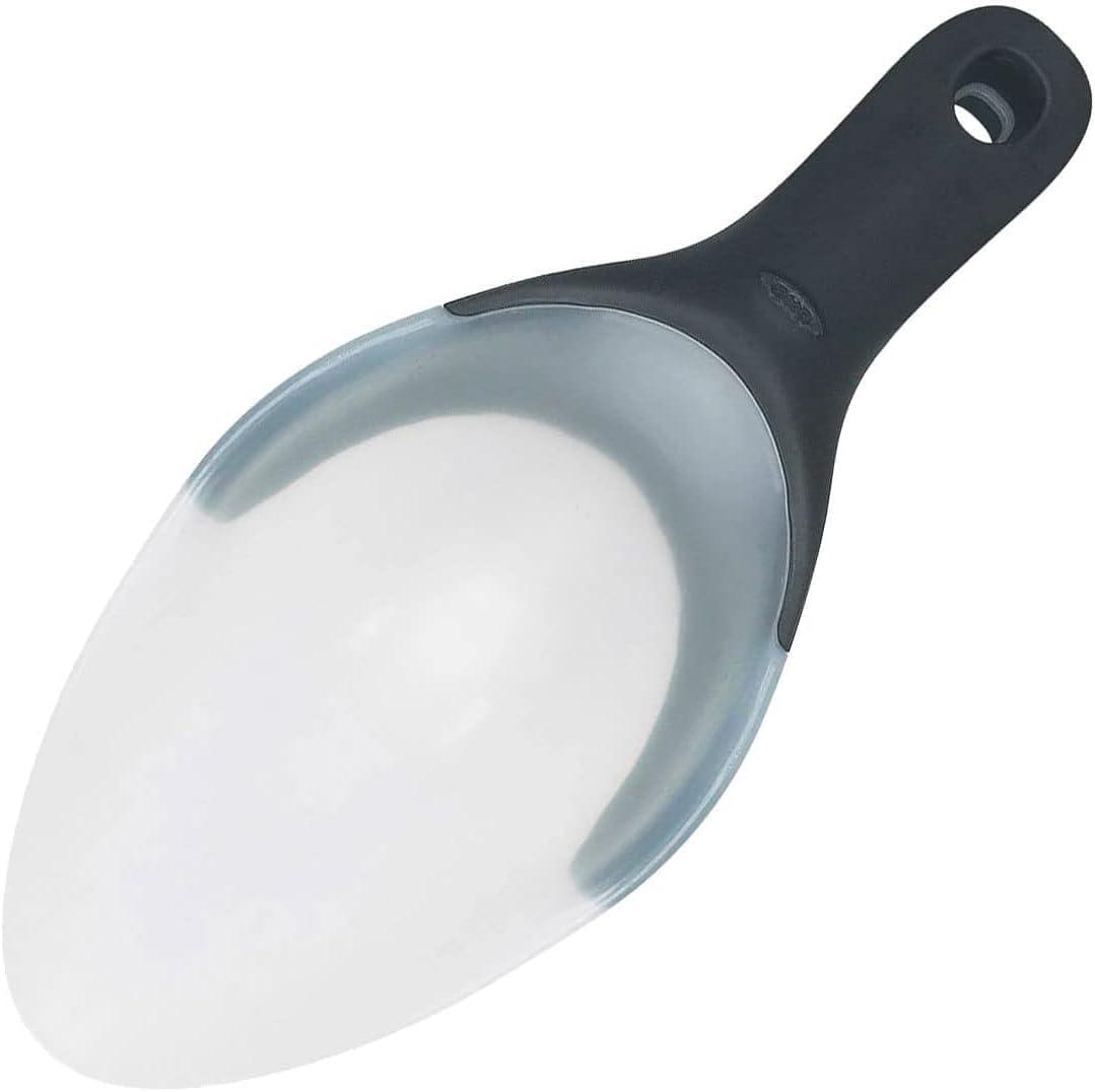 OXO 1 Cup White Flexible Scoop with Soft Handle